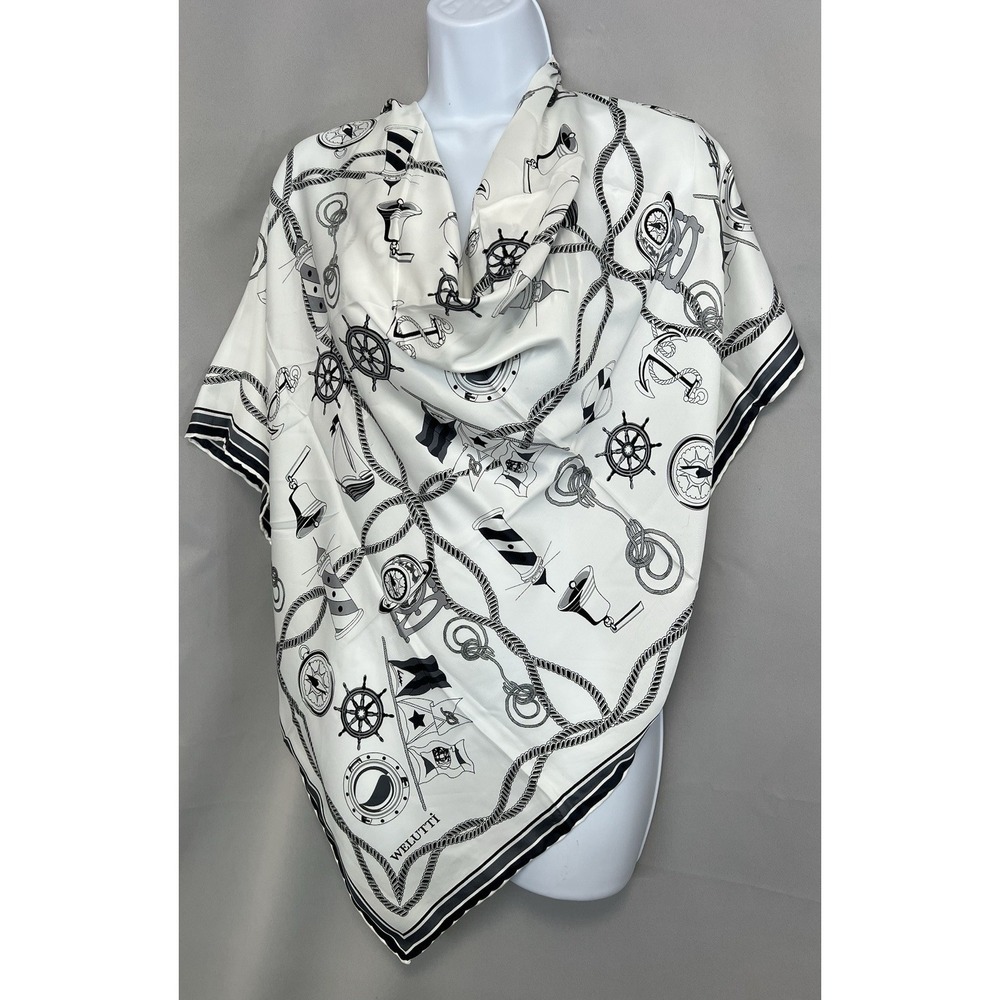 Welutti‎ Womens Scarf Nautical 34"x 34"